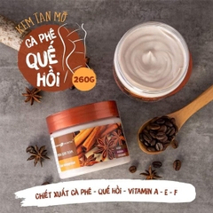 Kem Tan Mỡ Exclusive Cosmetic M Body Cream Coffee Cinnamon 260g