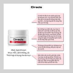 Kem Trị Mụn Ciracle Red Spot Cream 30g