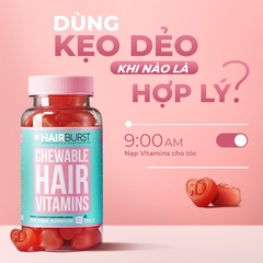 Kẹo Dẻo Hairburst Kích Thích Mọc Tóc Hairburst Chewable Hair Vitamins 60 Viên