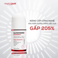 [CHE TÊN] Lăn Nách Angel's Liquid Lăn Khử Mùi Giảm Thâm Dưỡng Trắng Glutathione Niacinamide Arbutin 60ml - Khongcoson