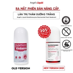 [CHE TÊN] Lăn Nách Angel's Liquid Lăn Khử Mùi Giảm Thâm Dưỡng Trắng Glutathione Niacinamide Arbutin 60ml - Khongcoson