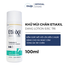 Lotion Ngăn Mùi Và Mồ Hôi Tay Chân EtiaXil Detranspirant Traitement Lotion Peaux Sensibles 100ml