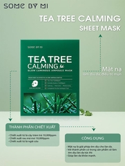 Mặt Nạ Tràm Trà Cấp Ẩm Trị Mụn Some By Mi Tea Tree Calming Sheet Mask