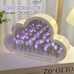 Đèn Ngủ Gương Hoa