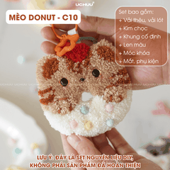 Móc Khoá Len Nổi