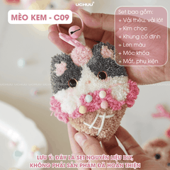 Móc Khoá Len Nổi