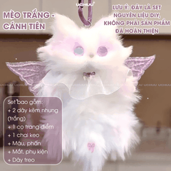 Set Móc Khoá Mèo Bông