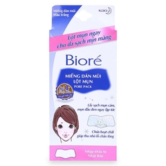 Miếng Dán Lột Mụn Mũi Bioré Cleansing Nose Hộp 4 Miếng