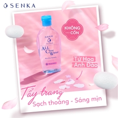 Nước tẩy trang hồng Senka All Clear Water Micellar 230ml