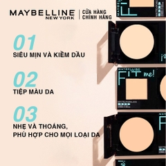 Phấn Phủ Kiềm Dầu Fit Me Matte Poreless Powder Maybelline New York