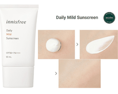 Kem Chống Nắng Innisfree Daily Mild Sunscreen SPF50+ PA++++ 50ml