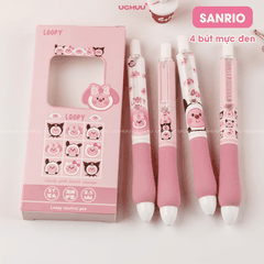 Set Bút Bi Họa Tiết