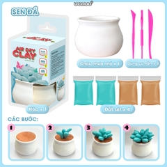 Kit Đất Sét Chậu Hoa