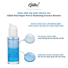 Serum Gilla8 Cấp Nước & Làm Dịu Da Dual Super Power Hydrating Booster 50ml