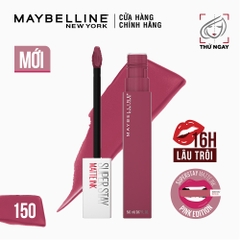 Son Kem Lì Lâu Trôi Maybelline New York Super Stay Matte Ink City Edition Lipstick