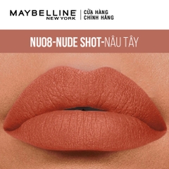 Son Kem Lì Nhẹ Môi Phiên Bản Tông Đất Maybelline New York Sensational The Nudes 7ml