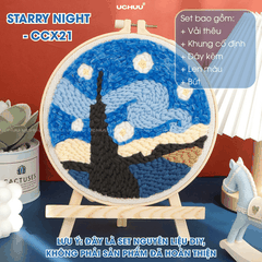 Tranh Thêu Len Nổi