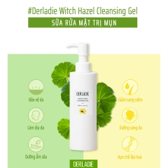 Sữa Rửa Mặt Derladie Cây Phỉ Ngừa Mụn Witch Hazel Cleansing Gel 200ml