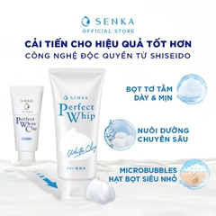 Sữa rửa mặt loại bỏ dầu thừa Senka Perfect White Clay 120g