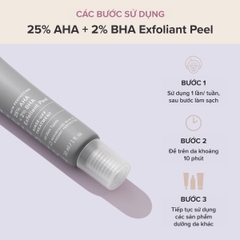 Tinh Chất Thay Da Sinh Học, Tái Tạo Tế Bào Mới Paula's Choice 25% AHA + 2% BHA Exfoliant Peel 30ml - 9560