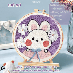 Tranh Thêu Len Nổi