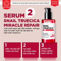 Tinh Chất Ốc Sên Hết Thâm, Mờ Sẹo Some By Mi Snail Truecica Miracle Serum 50ml