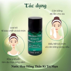 Toner Trị Mụn Mini Some By Mi AHA BHA PHA 30 Days Miracle Mini 6ml