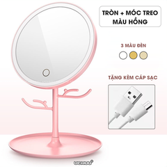 Gương Để Bàn Đèn LED