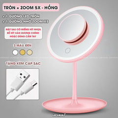Gương Để Bàn Đèn LED