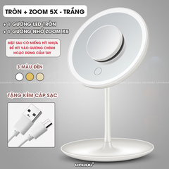 Gương Để Bàn Đèn LED