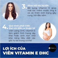 Viên Uống Bổ Sung Vitamin E DHC Nhật Bản