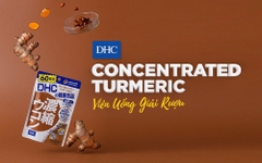 Viên Uống Giải Rượu, Thải Độc Gan DHC Concentrated Turmeric