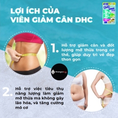 Viên Uống Giảm Cân DHC Forskohlii Soft Capsule Nhật Bản