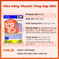 Viên Uống Vitamin Tổng hợp DHC Multi Vitamin Nhật Bản