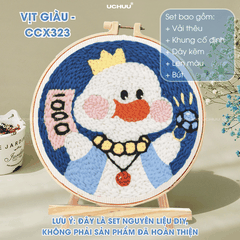 Tranh Thêu Len Nổi