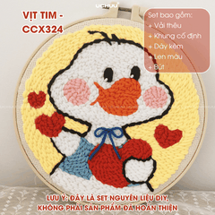 Tranh Thêu Len Nổi