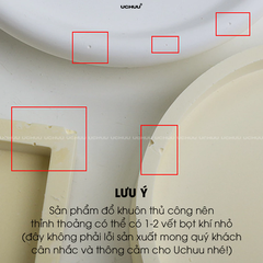 Khay thạch cao viền dày