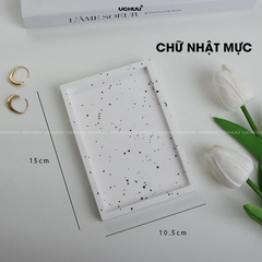 Khay thạch cao viền mỏng