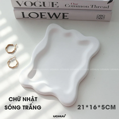 Khay thạch cao viền dày