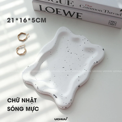 Khay thạch cao viền dày