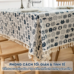 Khăn Trải Bàn Linen