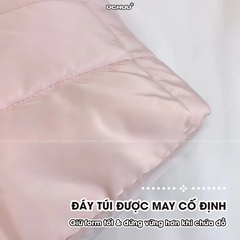 Túi Tote Phao UCHUU Chần Bông, Túi Công Sở Đeo Vai Phong Cách Hàn Quốc Đựng Laptop Đi Học, Du Lịch