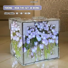 Đèn Ngủ Gương Hoa