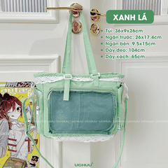 Túi Vải Viền Ren