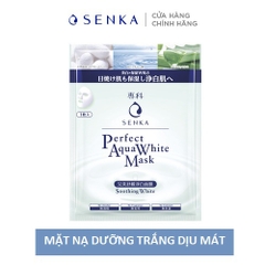 Mặt nạ dưỡng sáng da chống lão hóa Senka Aqua Mask 25ml