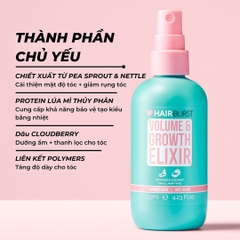 Xịt Dưỡng Tóc Hairburst Làm Phồng Và Kích Thích Mọc Tóc Volume And Growth Elixir 125ml