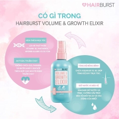 Xịt Dưỡng Tóc Hairburst Làm Phồng Và Kích Thích Mọc Tóc Volume And Growth Elixir 125ml