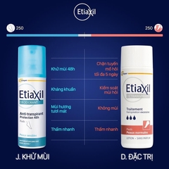 Xịt Khử Mùi Mồ Hôi Chân EtiaXil Deodorant Anti-transpirant 48h Pieds Feet 100ml