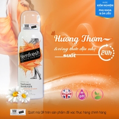 [CHE TÊN] Xịt Thơm Mát Vùng Kín Cao Cấp Femfresh Deodorant Spray 125ml - Khongcoson