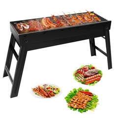 Bếp nướng than hoa BBQ ngoài trời loại dài gấp gọn tiện lợi